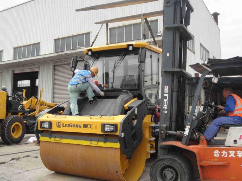 Liugong 13 Ton Clg6213e Double Drum Soil Road Roller in Bangladesh