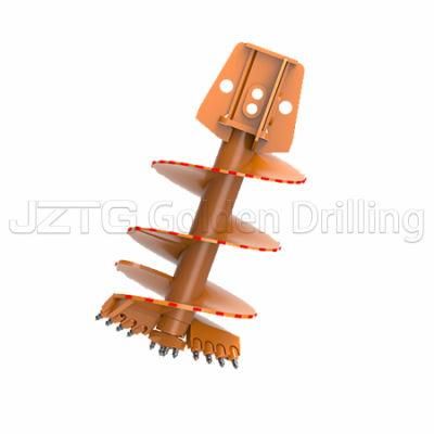 Foundation Boring Flat Rock Auger Piling Tools Rotary Drilling Rig Accessories Bucket Auger for Loose and Breaking Soil