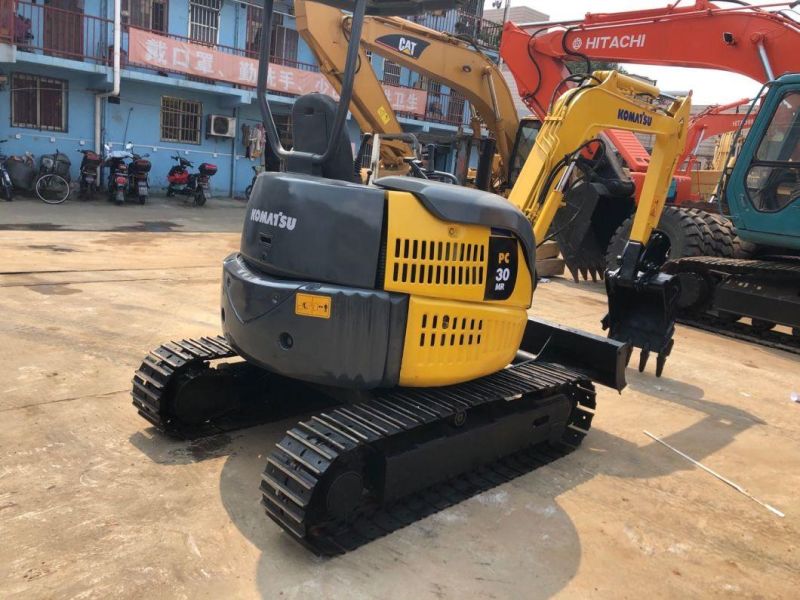 Open Cab 3t Mini Komatsu Crawler Excavator Komatsu PC30mr PC30 Digger