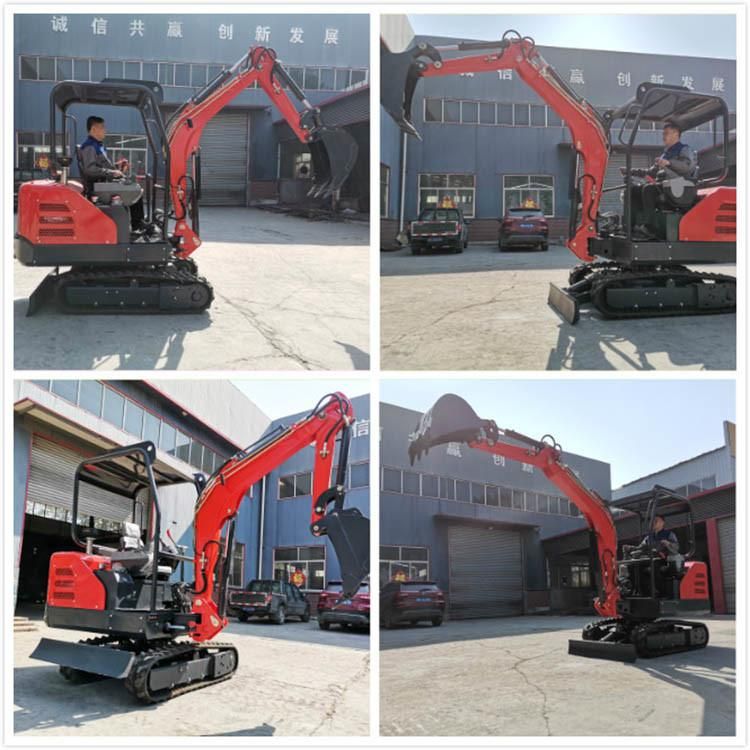 Retracting Shoes Mini Small Hydraulic Crawler Excavator with 2.5 Ton