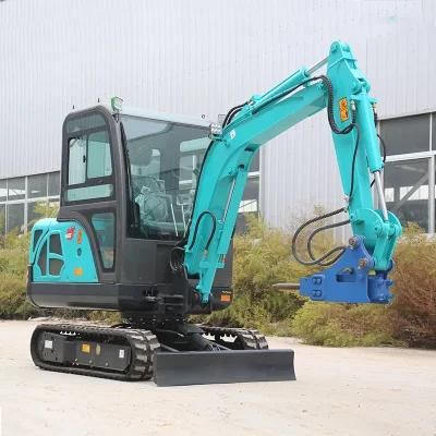 Fw25b 2.5ton Mini Bagger Mini Excavators ISO Breaking Hammer and Small Digger Small Crawler for Construction Work for Sale