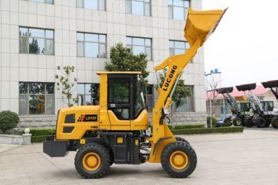 Lugong Front End Compact Wheel Loader Hydraulic Torque 1.8ton Used in Farm/Garden/Agriculture/Landscaping T930