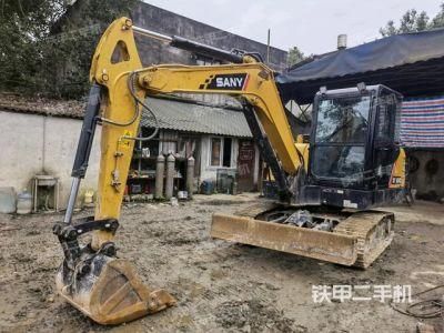 Used Mini Medium Backhoe Excavator Sany Sy55c Construction Machine Second-Hand