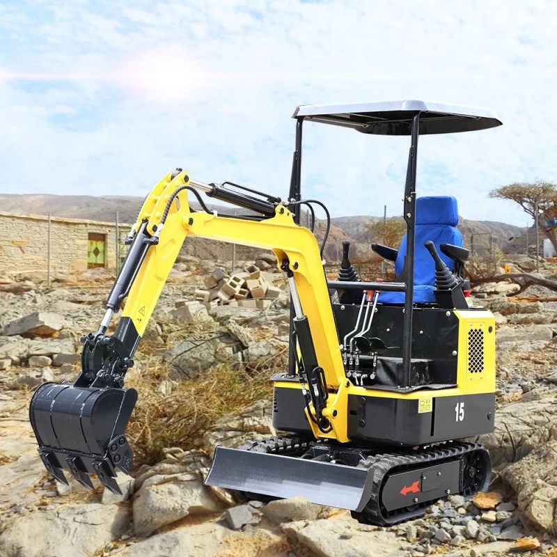 Small House Backhoe Excavator 1.5 Ton with EPA