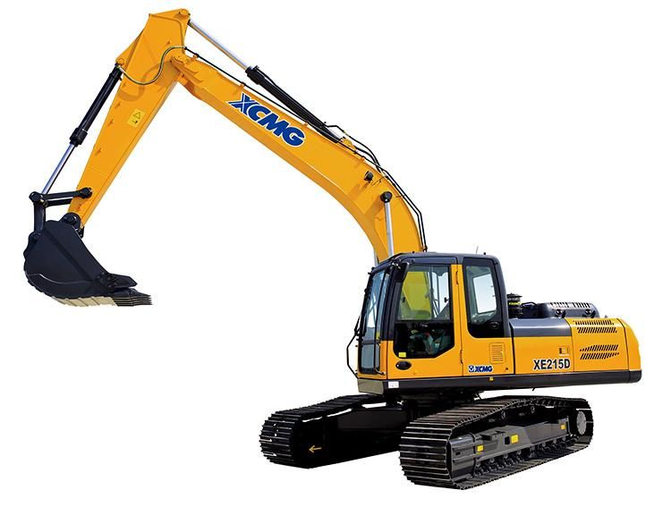 XCMG Official Manufacturer 21 Ton Hydraulic Excavator Xe215D Crawler Excavator Machine Price List for Sale