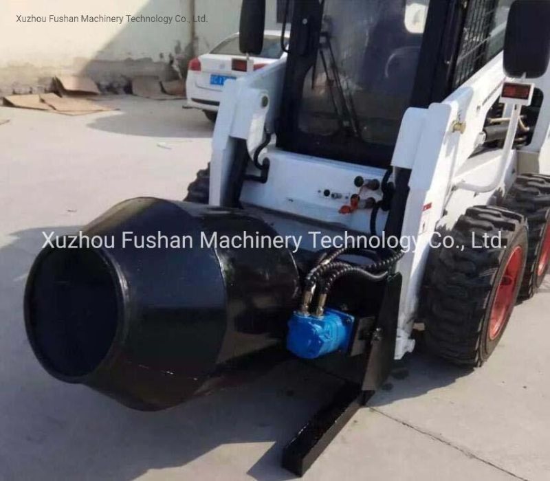 Skid Steer Loader Cement Mixer Attachment