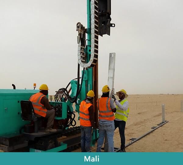 Hfpv-1A Photovoltaic Solar Pillar Drilling Rig Is for Blasting Construction