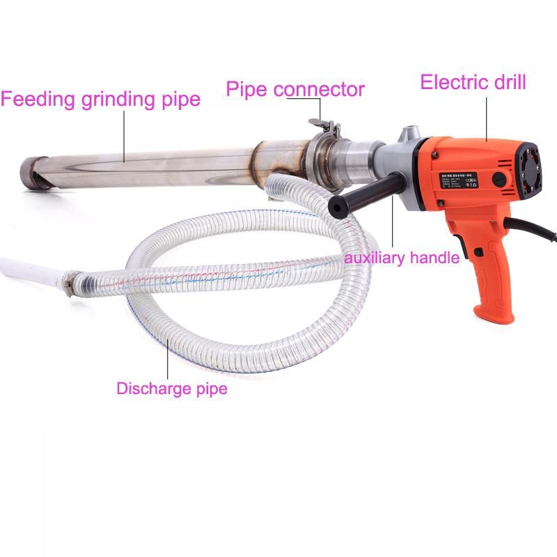 Construction Electric Putty Mortar Mixing Grinding Feeding Filling Grouting Pouring Machine