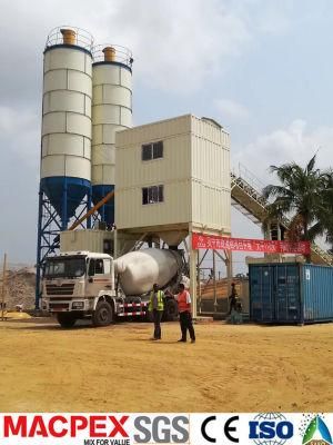 Hzs50/60 Concrete Batching Plant Machine From Factory