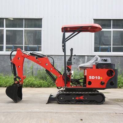 New Model Cheaper Price 1000 Kg Garden Excavator 1 Ton Mini Diggger /Mini Escavator 1 Ton 2 Ton 3 Ton Mini Excavator