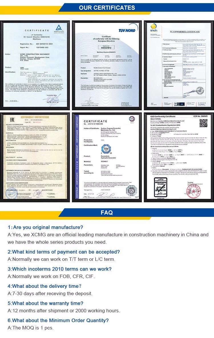 XCMG Official 5ton Crawler Excavator with Xe55D