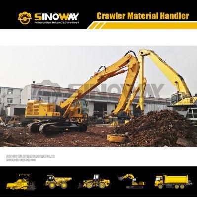 High Quality Wood Handling Excavator Machine 60ton Crawler Material Handlers for Sale