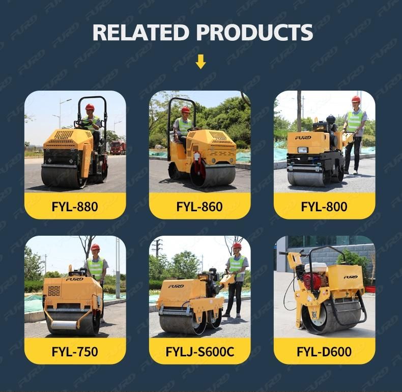 325kg Hand Guided Mechanical Single Drum Vibratory Road Roller for Sale