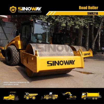 18ton Soil Compactors Single-Drum Vibratory Roller with Cummisn Engine