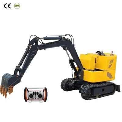 2022 New 1ton Bucket Electric Mini Excavator, Lithium Battery Power Hydraulic Crawler Digger with Competitive Price for Sale
