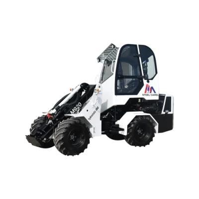 Easy Maintenance Tilt Cabin Skid Steer Type Hydraulic Quick Hitch Small Compact Wheel Loaders for Sale