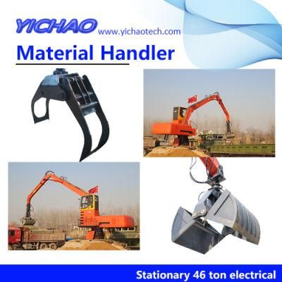 Steel Mills Magnet Plate Scrap Sheer Recycling Grab Handling Machine