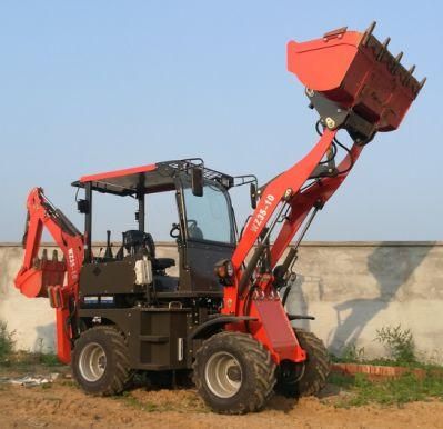OEM Rated Load 1ton Crane Forklift Backhoe Loaders for Sell for Construction Work