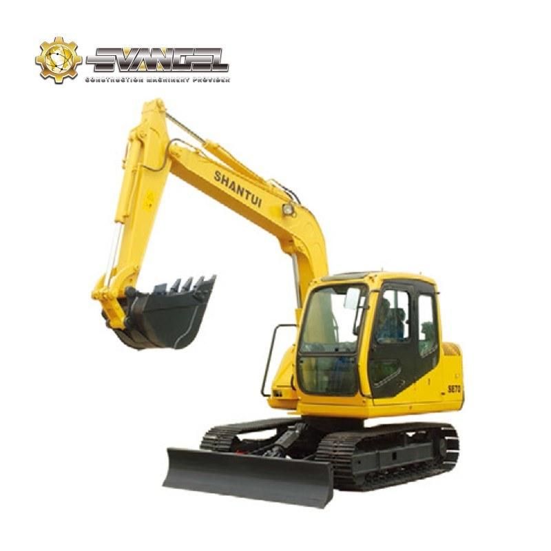 Shantui Se70-9 Crawler Mini Excavator Weichai Wp3 Engine Hydraulic Crawler Excavator