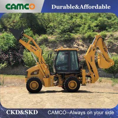 Factory Low Price Construction Machine Stable Integrated Wheel Backhoe Loader