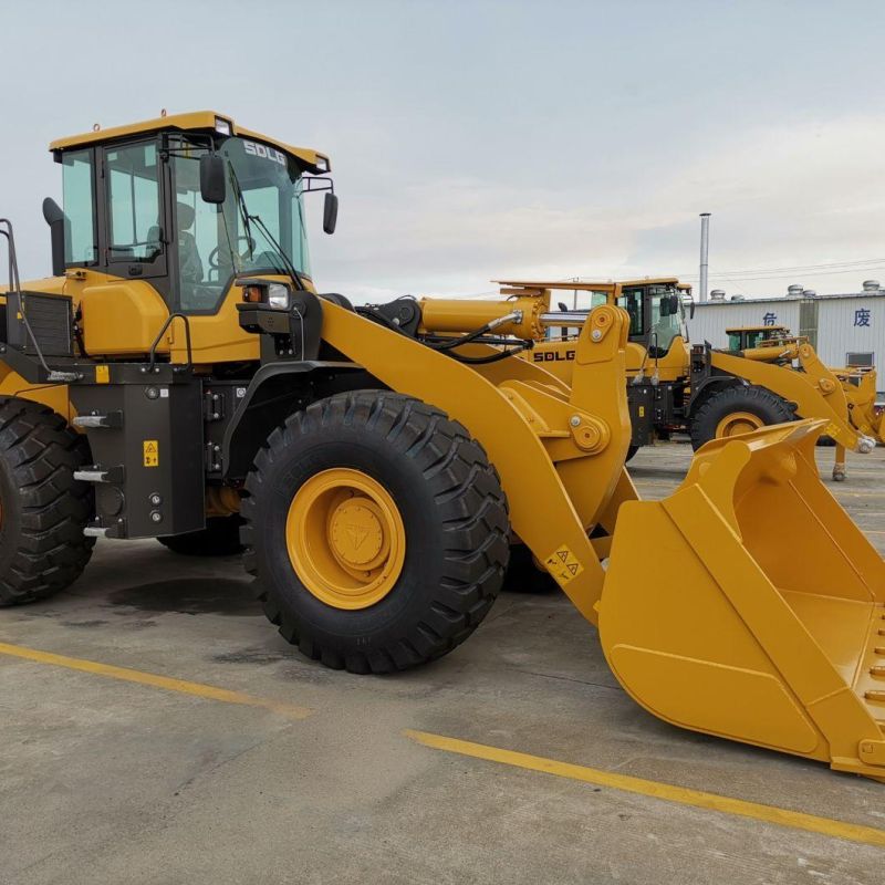 Sdlg LG956L Hydraulic Pump Wheel Loader 5ton with 3m3 Bucket