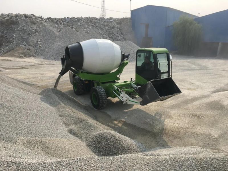 Auto Feeding Small 3 Cubic Meters Self Loading Mobile Concrete Cement Mixer Truck for Villa and Road in Philippines Russia