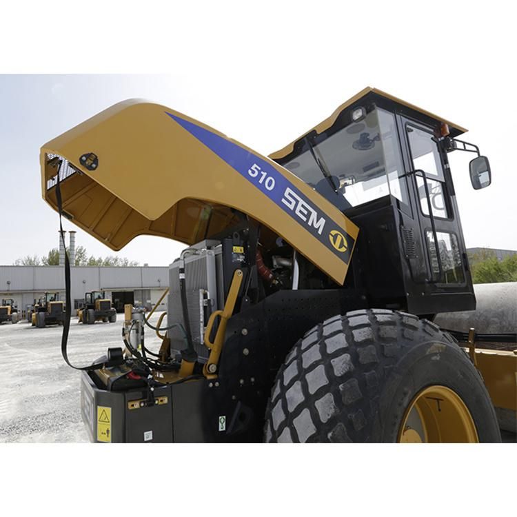 Hot Sell 10 Ton Sem510 Hydraulic Vibratory Single Drum Road Roller
