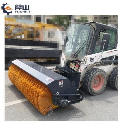 Heavy Duty Skid Steer Angle Broom Sweeper for Sale