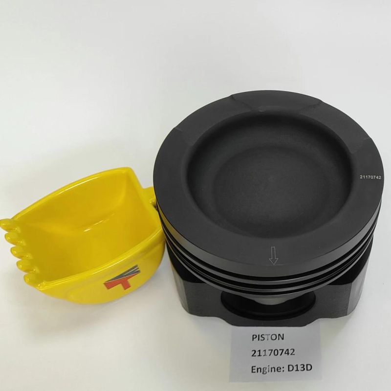 Machinery Engine Parts Piston 21170742 for Excavator Ec380d Ec460d Engine D13D Diameter 131mm