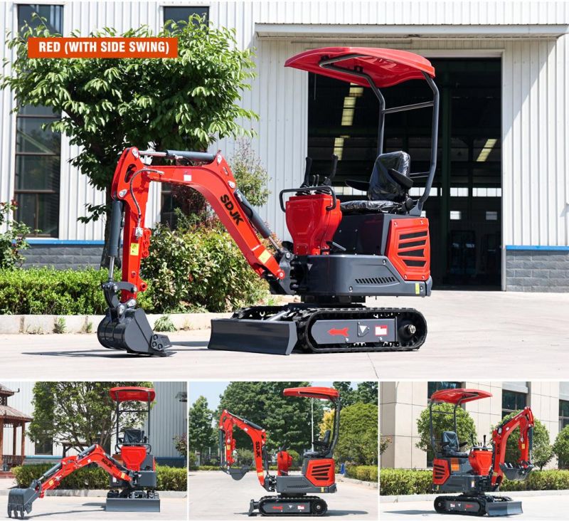 Micro Digger Mini Bagger Backhoe Mini Excavator 1ton 1000kgs