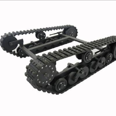Small Robot Rubber Tracked Undercarriage, Using 100mm Width Rubber Track