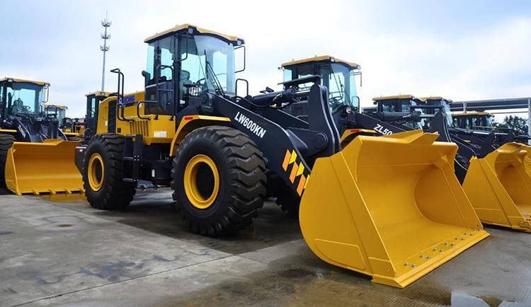 XCMG Lw600kn 6 Ton Big Wheel Loader Front End Loader with Bucket
