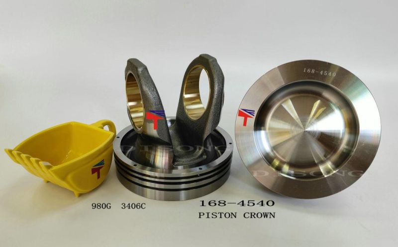 Diesel Engine Engineering Machinery Parts Piston Crown 168-4540 for Building Bulldoz Parts D8r D8n Wheel Loaders Parts 168g Engine Parts 3460c 980c