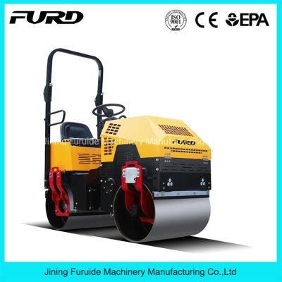 Hydraulic 1 Ton Asphalt Compactor Vibratory Mini Road Roller