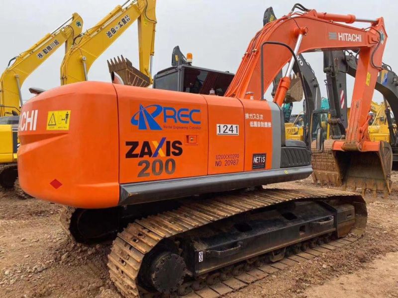 20 Ton Hitachi Zx200-3 Cat Volvo Crawler Heavy Truck Excavators Second Hand Ex200-3 Zaxis200-3 200-5 Used Excavator Machinery Excavadora Usada Sale Price