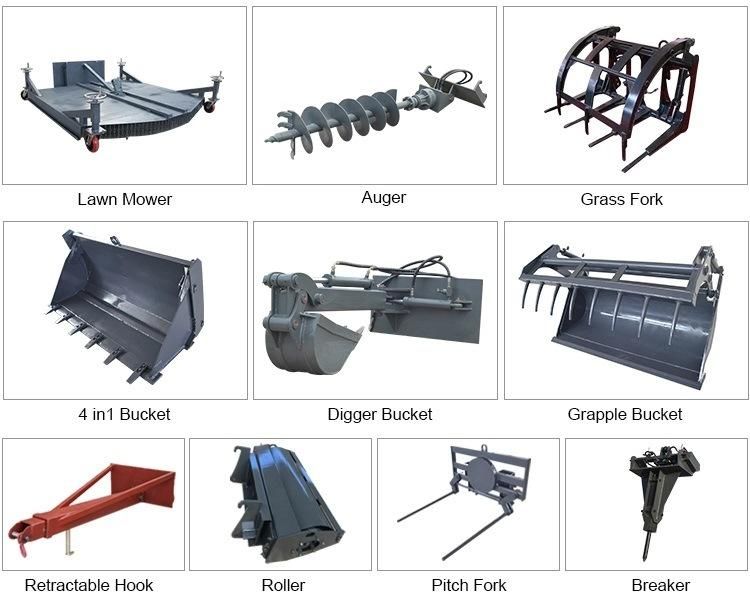 Garden Farm Zl08 Cheap Price Hot Sale Mini Loader with EPA Engine for Sale