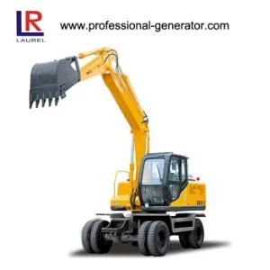 12.5 Tons Wheel Mini Excavator 0.5cbm