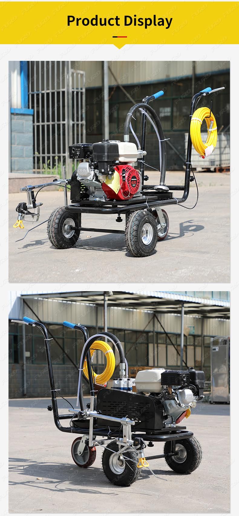 Hand Push Cold Spraying Type Road Marking Machine for Sale