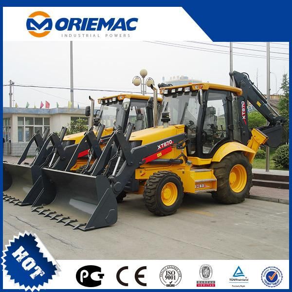 China Small Garden Tractor Wheel Loader with Backhole Xt870