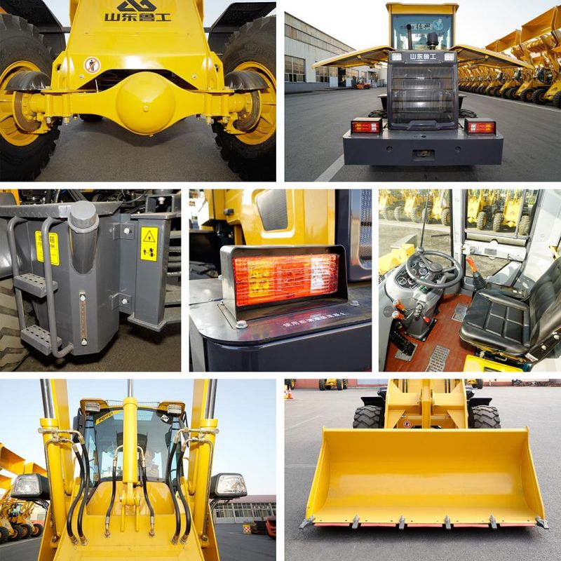 Lugong Hot Sale RC Hydraulic Machinery 65HP Payloader Mini/Small Bucket Wheel Loader for Gardening Mining Farming