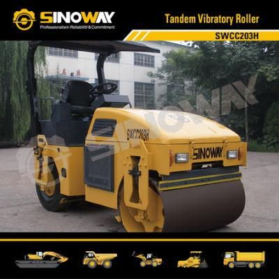 Mini Combination Tandem Vibratory Asphalt Roller Compactor for Sale