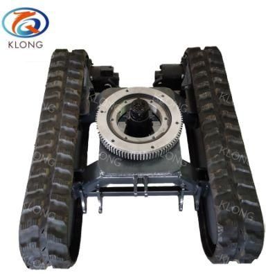 OEM 1.6 Ton 2 Ton Rubber Crawler Track Undercarriage for Excavator Agriculture Garden Machine Small Equipment
