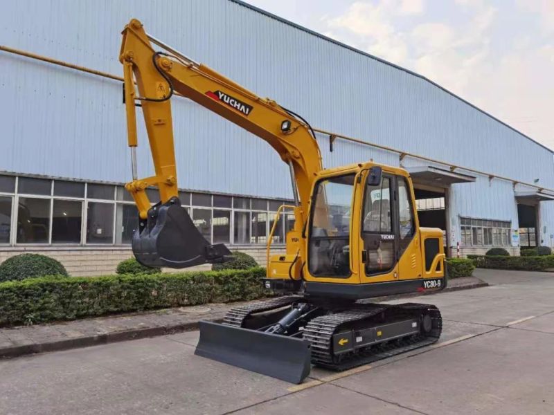 Best Brand in China Yuchai Excavator Yc85-9 with CE Certificate
