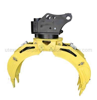 Excavator Rotating Grapple Wooden Grapple Log Grapple Stone Grapple