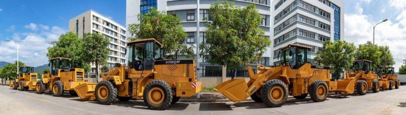 3 Ton 5 Ton 6 Ton 8 Ton 10 Ton Construction Equipment Front End Wheel Loader Payloader with Cummins/Yuchai/Weichai Diesel Engine