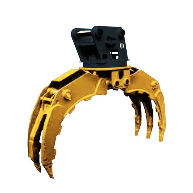 Excavator Grapple Bucket Wooden Scoop