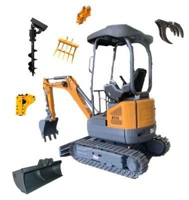 Factory Price New Small Hydraulic Micro Bagger 1ton 2 Ton 800kg Mini Excavator Digger Crawler