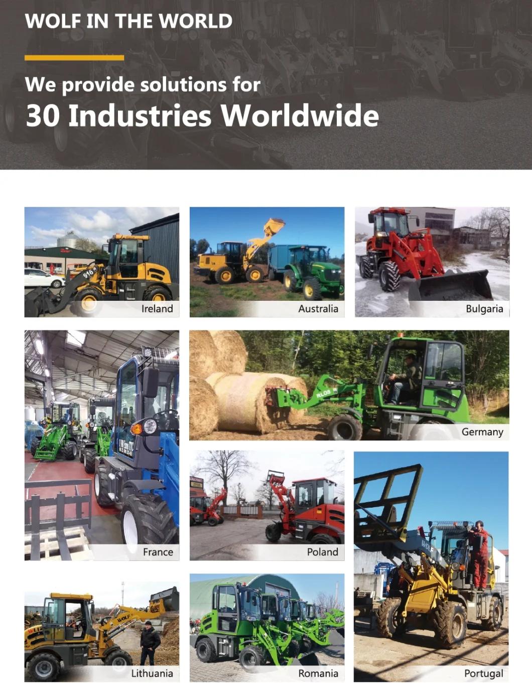 Wolf Wl500 5 Ton Payload with CE 4WD Compact Wheel Loader for Construction/Building