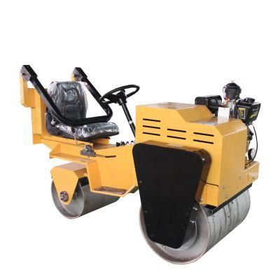 Ride on Road Roller 20kn Concrete Road Roller Double Drum for Sale