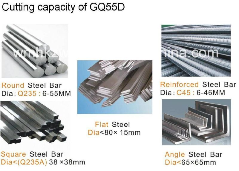 Professional Gq55D Rebar Cutter